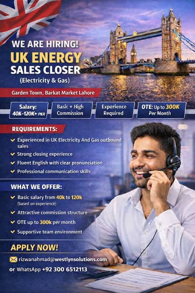 UK Energy Sales Closer (Electricity & Gas Campaign)