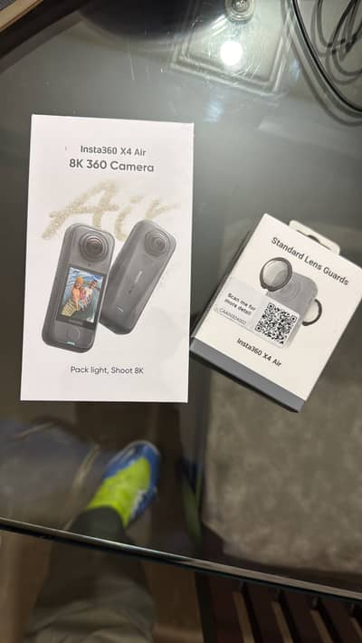 Insta 360 X4 Air with Original Lens Guard . box packed