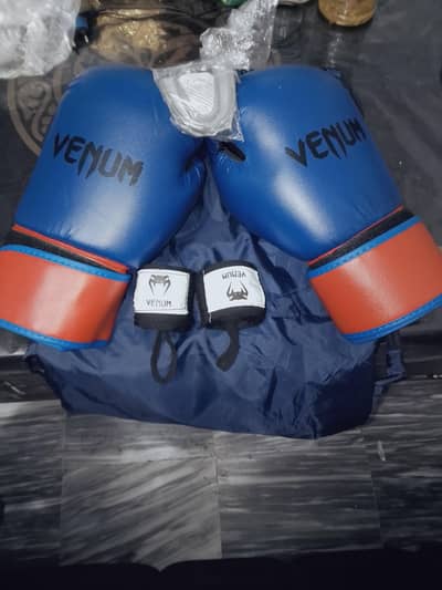 Boxing Combo . gloves, guard , bag , bands