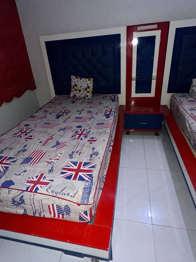 2 single bed 1