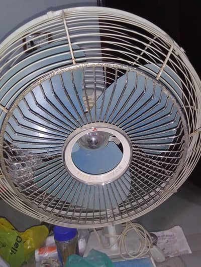imported vintage Mitsubishi table fan