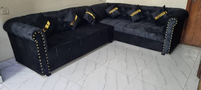 SOFA L SHAPE 6 SEATER BRAND NEW NEVER USED 10.10 CALL 03261271600