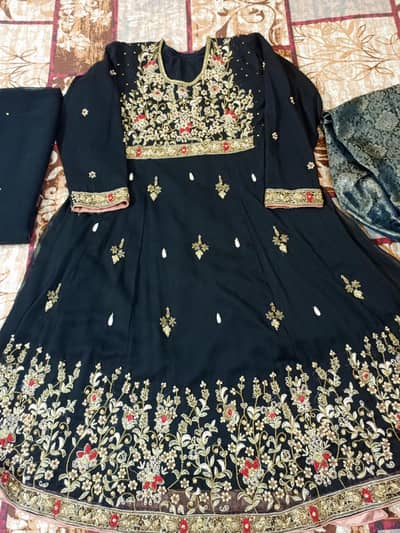 party wear 3 piece dress