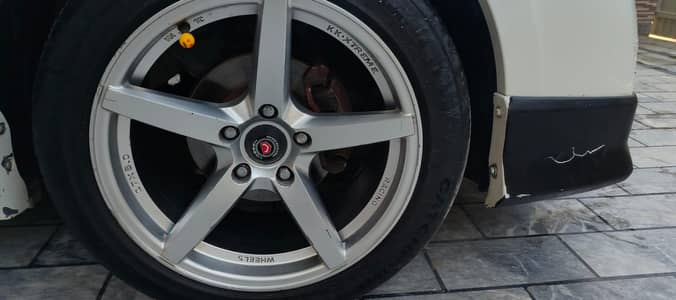 honda reborn alloy rims with tires  brand new