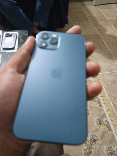 12 pro pta approved 256gb 80% health kit blue color