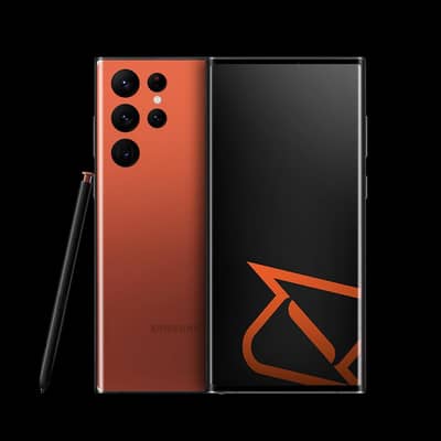 Samsung S22 ultra 12/256gb orange coloure limited edition pta approved