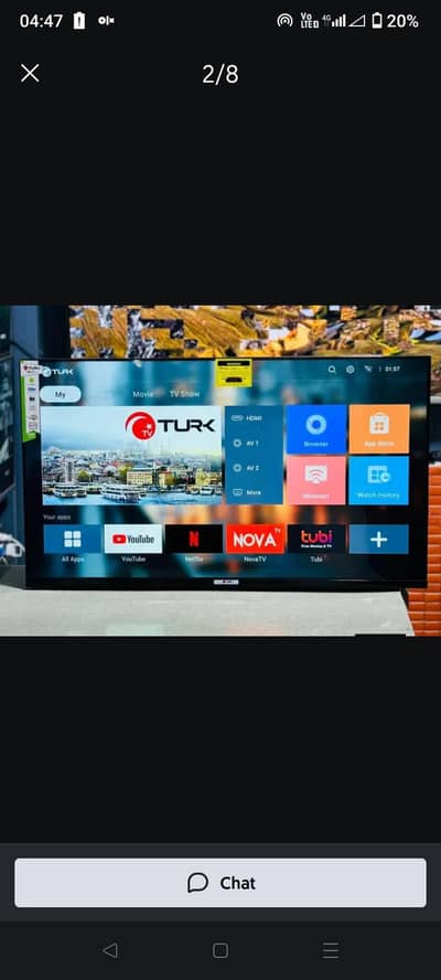 Samsung 43 inch smart Q led tv new box pack 4k revelation 03228044108