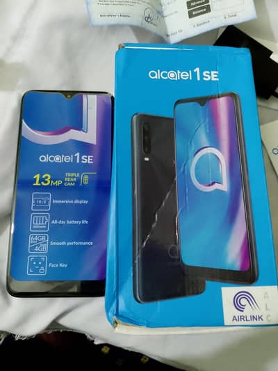Alcatel 1se 4/64GB Good condition complete Box PTA officel Approved. . .