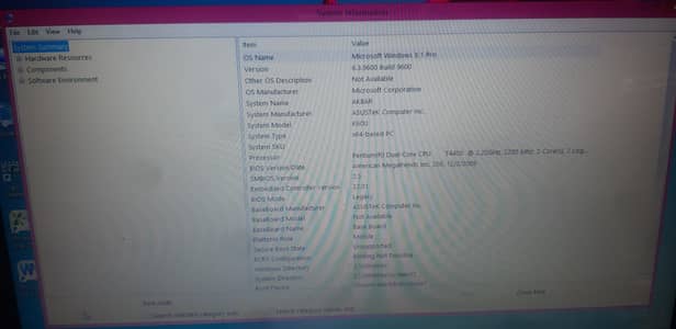 Asus Dual core laptop fresh Condition