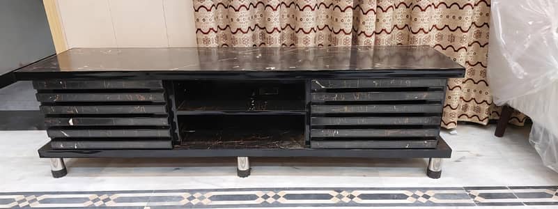 Led Tv table Console big size 65 inch brand new condition unique look