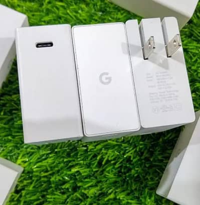 Google 45w charger with cable  % original box pulled