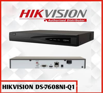 Hikvision NVR Ds-7608Ni-Q1 New Condition