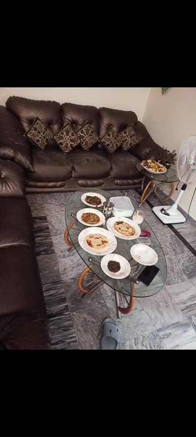 7 seater couch and center table set