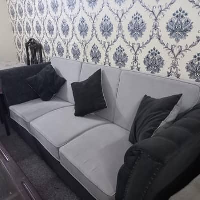 Urgent Sell | 5 Seater Sofa Set | Luxury Sofa Set |  Grey Sofa  Set