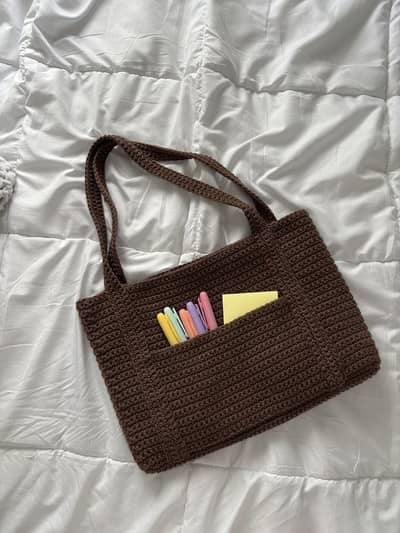 College tote bag