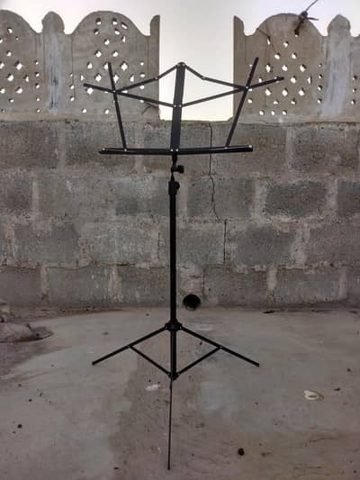 Premium Imported Music Stand - 5ft Adjustable with Carrying Bag