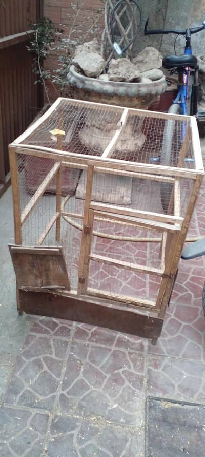 lakri ka pinjra / hen cage / wooden cage / murghi ka pinjra