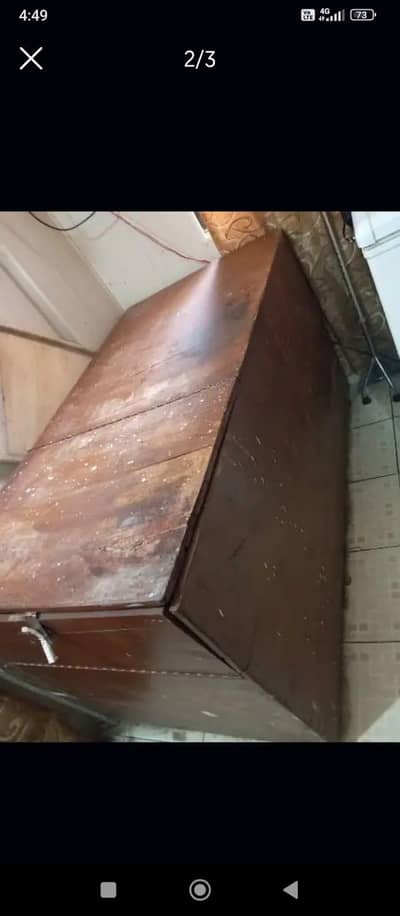 Strong Wooden Storage Box (Lakri Ki Peti)