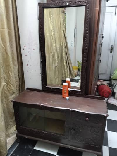 wooden dressing table