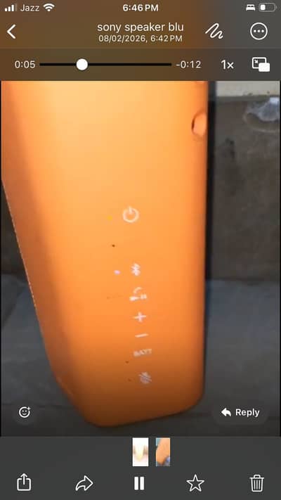 Sony blutooth srs speaker