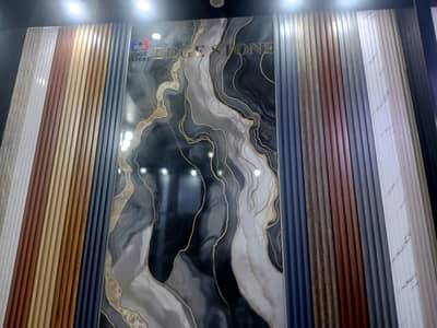 Wooden flooring-Pvc wallpanel-Ceiling 2/2-Media wall-Wpc fluted panel