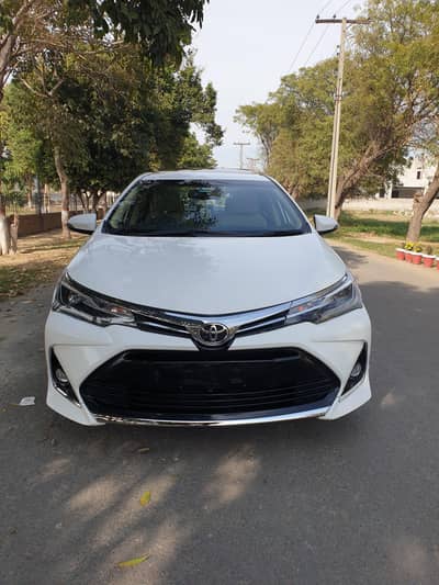 Toyota Corolla Altis Grande X CVT-i 1.8 Beige Interior 2022 model.