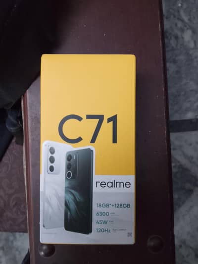 Realme c71 just box open just 2 days use