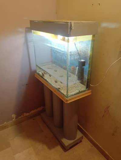 aquarium machine with all sets stone's and electric bord,bulb new mach