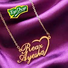 Customize Name Lockets