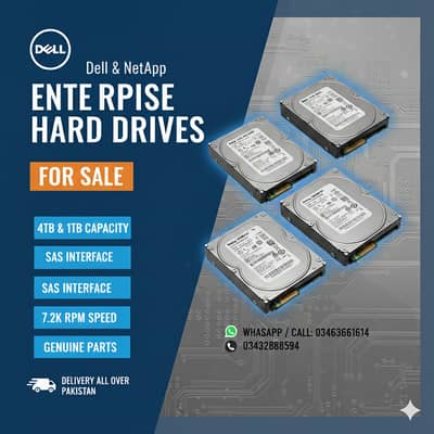 Dell & NetAp | Hard Drive | SAS Hard Drive | Server Hard Drives