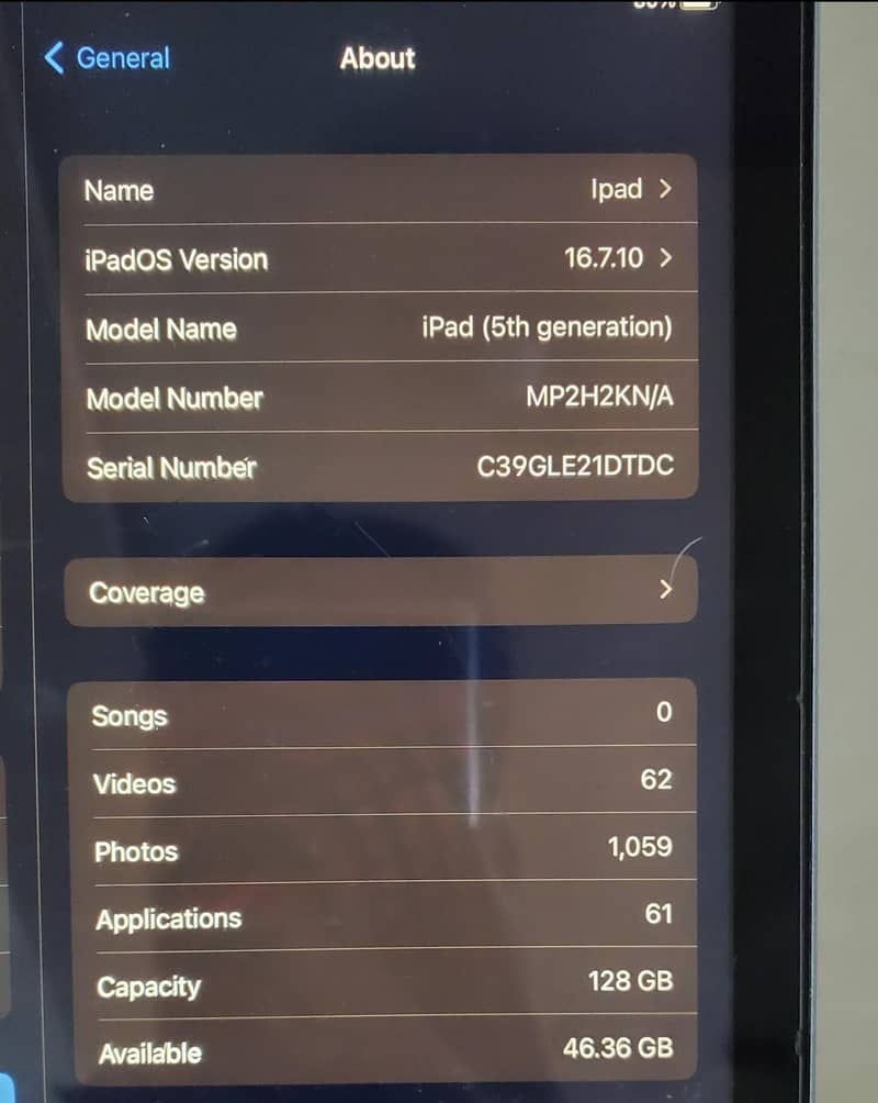 iPad 5th generation 4