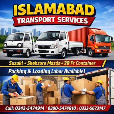 Islamabad, cargo transport Pakistan,furniture shifting transport,