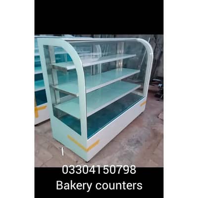 bakery rack counter| Modern Bakery Showcase