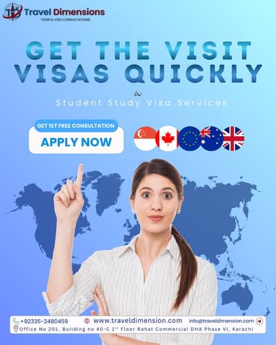 Provide Visa service. Study visa, Afordable rates