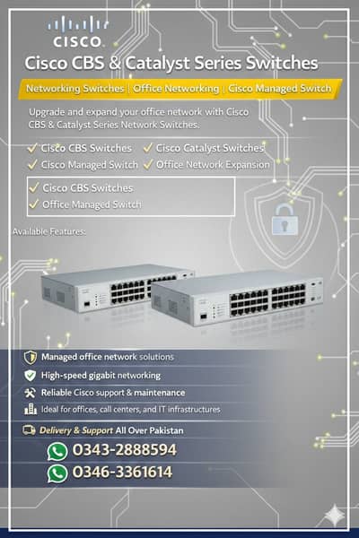 Cisco Network Switch | CBS & Catalyst Series | Brand New |CBS Network
