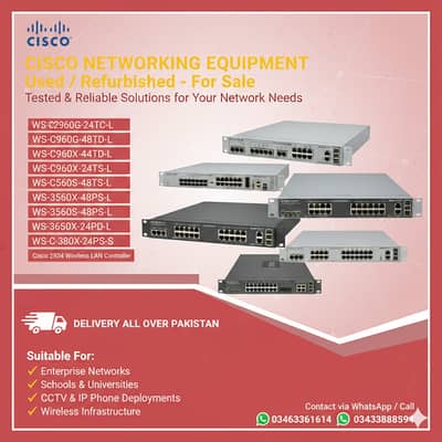 Cisco Switches Series | Used/Refurbished | Switch | Cisco | Wireless