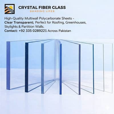 Polycarbonate Solid Sheets in Pakistan | UV Coated & Durable Roofing