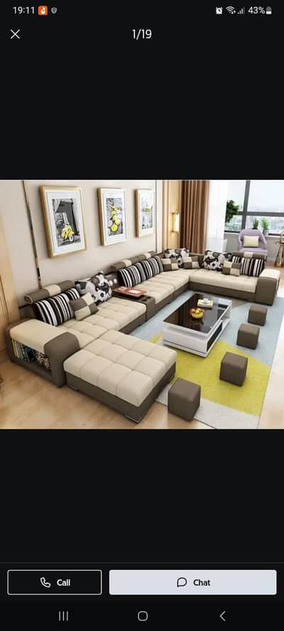 Sofa Set L shape Corner sofa 7 Seat Sofa set 5 Seat Sofa set