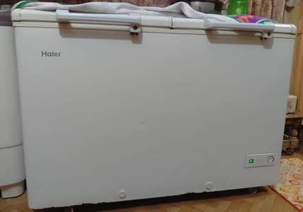 used Haier 2 door deep freezer (full size)
