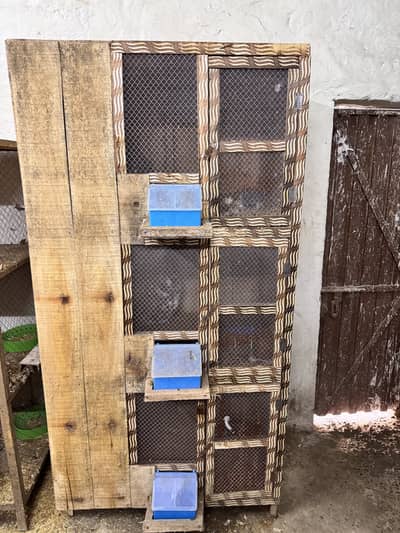 Wood cage in good condition