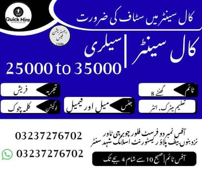 Lahore jobs available 03237276702