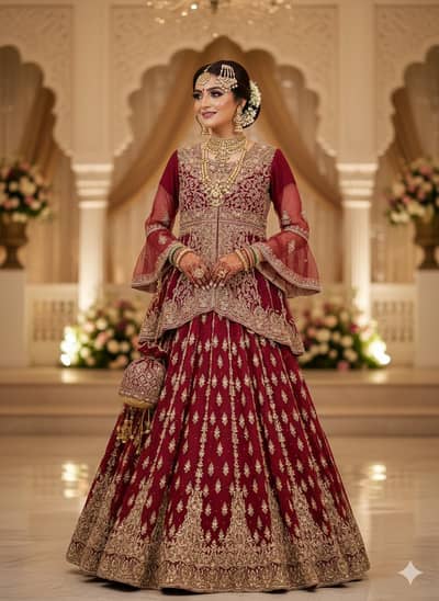 Bridal lehnga |  Bridal dress | Bridal maxi for sale