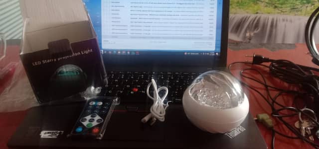 Norther Lights Bagic Ball with a remote control. Best for kids