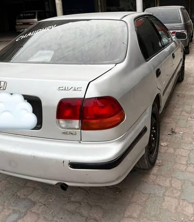 Honda civic 1996 exi silver original color full body genuine