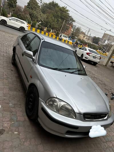 Honda civic 1996 exi silver original color full body genuine
