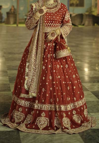 Naqshi Designer Bridal Lehenga – Used Once, Excellent Condition