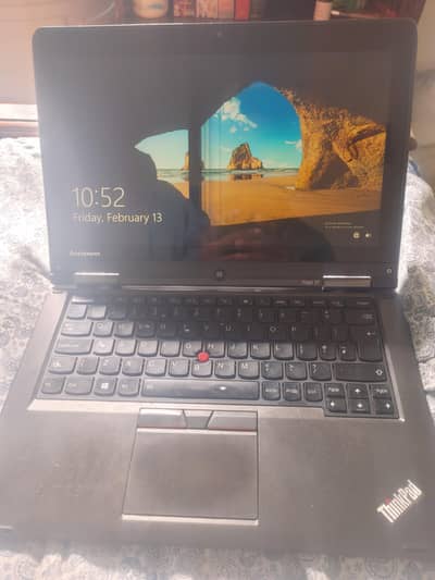 laptop lenovo+touch screen + fold memory 4 SSD256 screen p line ha