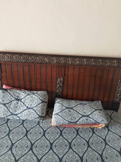 Bed with mattress 4 inches