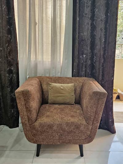 Brown colour 5-Seater Sofa set