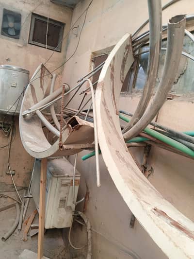 Steel Staircase Round .